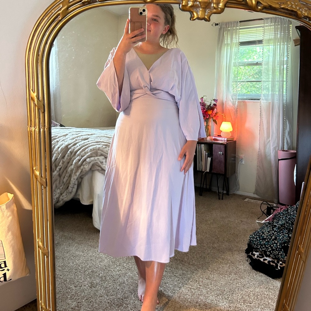 ASOS Lavender Midi Dress